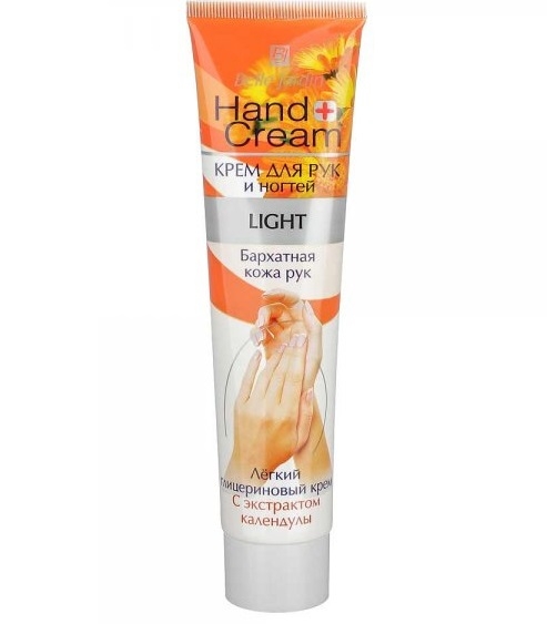 Crema maini light galbenele 125ml - BELLE JARDIN