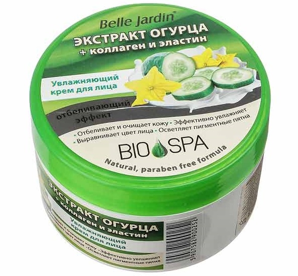 Crema hidratanta castravete colagen elastina Spa Naturelle 200ml - BELLE JARDIN