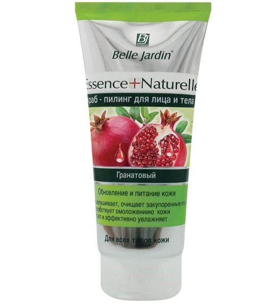 Scrub fata corp rodie Essence Naturelle 200ml - BELLE JARDIN