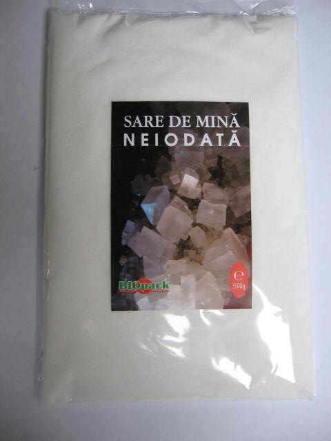 Sare mina fina neiodata 500g - FITO FIT