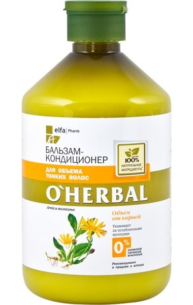 Balsam par subtire volum elasticitate 500ml - O`HERBAL