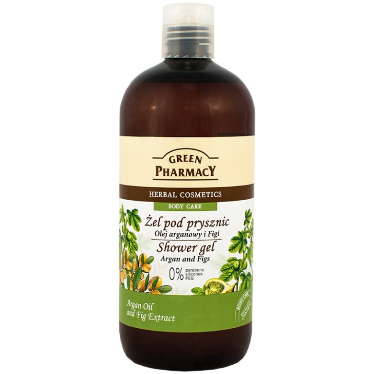 Gel dus ulei argan smochine 500ml - GREEN PHARMACY