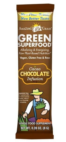Pulbere Green Superfood ciocolata eco 8g - AMAZING GRASS
