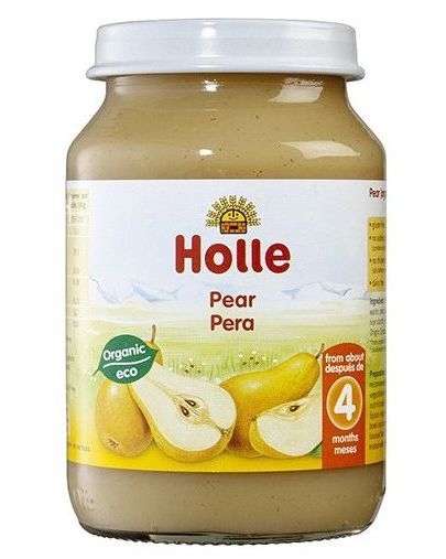 Piure pere bebe +4luni eco 125g - HOLLE