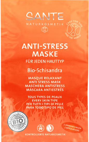 Masca fata antistres Schizandra 2x7,5ml - SANTE