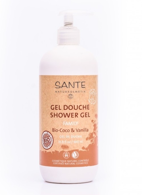 Gel dus cocos vanilie 950ml - SANTE