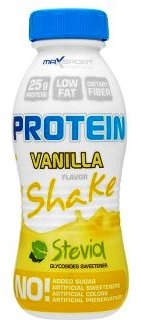 Shake proteic vanilie stevie 310ml - MAXSPORT