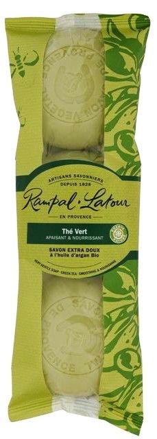 Sapun rotund ceai verde 3x150g - RAMPAL LATOUR