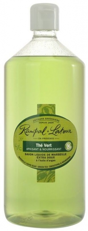 Rezerva sapun lichid Marsilia ceai verde 1L - RAMPAL LATOUR