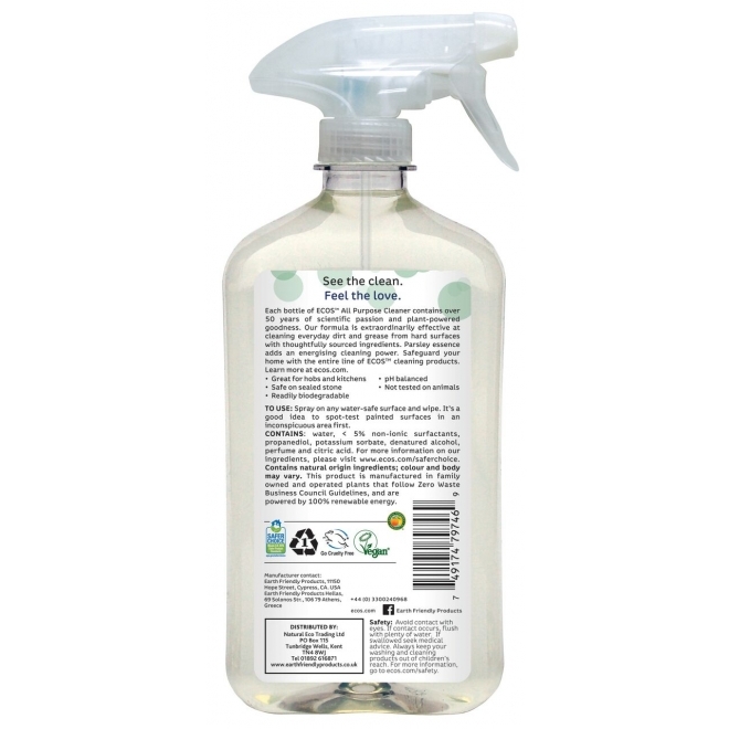Solutie concentrata suprafete patrunjel 500ml - EARTH FRIENDLY