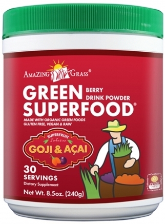 Pulbere Green Superfood berry 240g - AMAZING GRASS