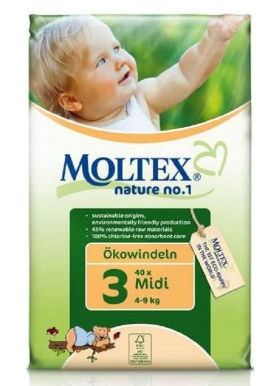 Scutece naturale nr3 midi {4~9kg} 40b - MOLTEX