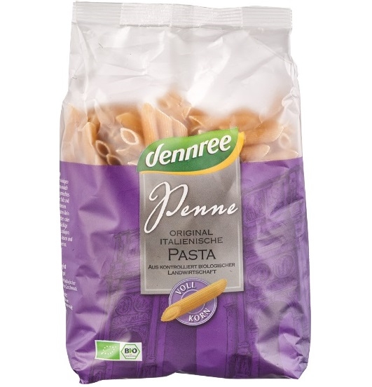 Paste penne grau integral eco 500g - DENNREE