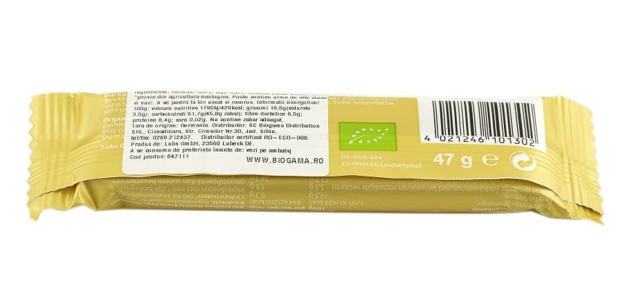 Baton fructe ananas migdale raw 48g - LUBS
