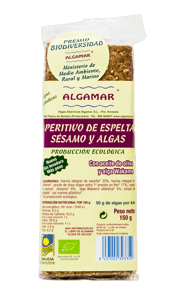 Crackers spelta susan alge eco 150g - ALGAMAR