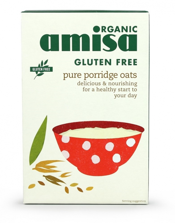 Porridge ovaz integral fara gluten 325g - AMISA