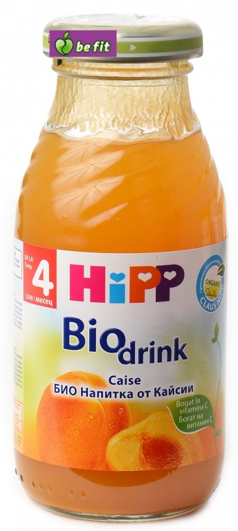 Nectar caise bebe +4luni 200ml - HIPP ORGANIC