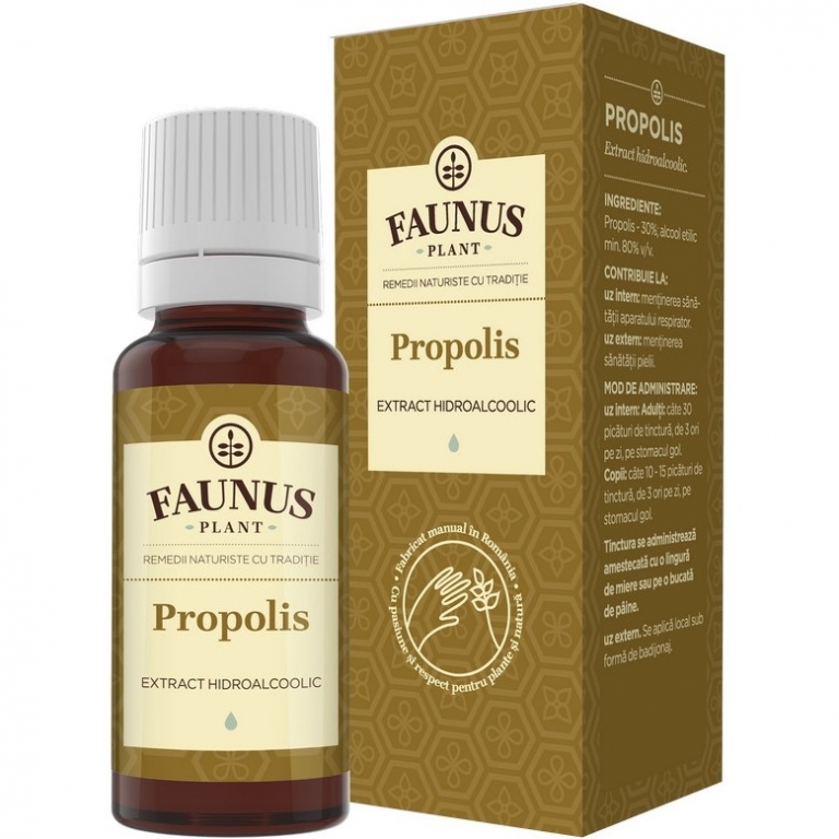 Tinctura propolis 30% 20ml - FAUNUS