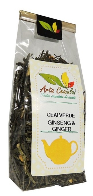 Ceai verde ginseng ghimbir 50g - MOUNT HIMALAYA TEA