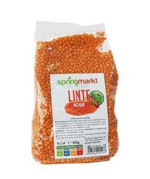 Linte rosie boabe 500g - SPRINGMARKT