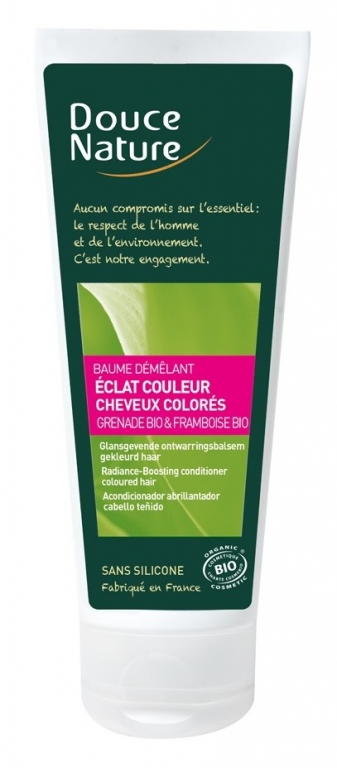 Balsam par vopsit descurcare stralucire rodie zmeura 200ml - DOUCE NATURE