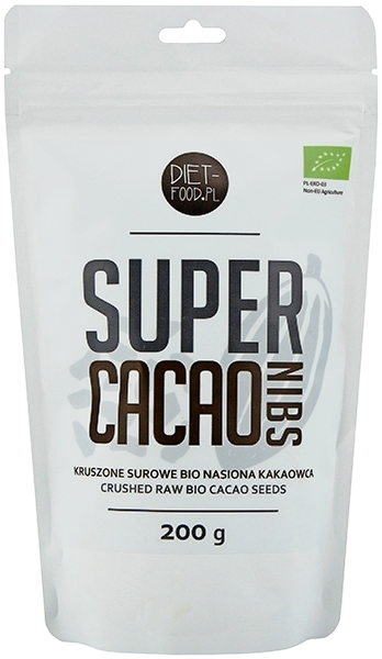 Cacao nibs raw bio 300g - DIET FOOD