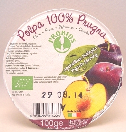 Piure prune 100% eco 100g - PROBIOS