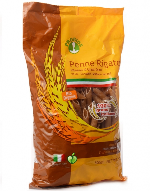 Paste penne grau integral eco 500g - PROBIOS