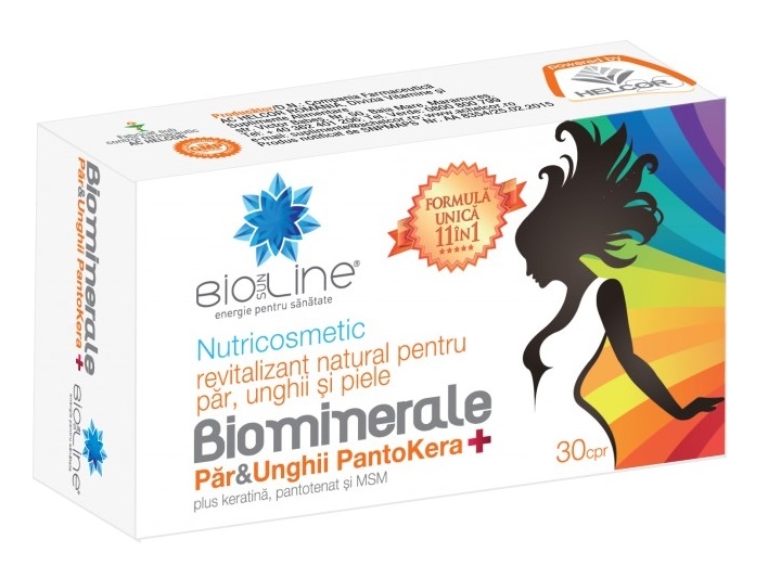 Biominerale par unghii piele PantoKera 30cp - AC HELCOR