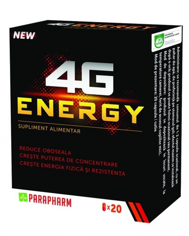 4G energy 20cp - PARAPHARM