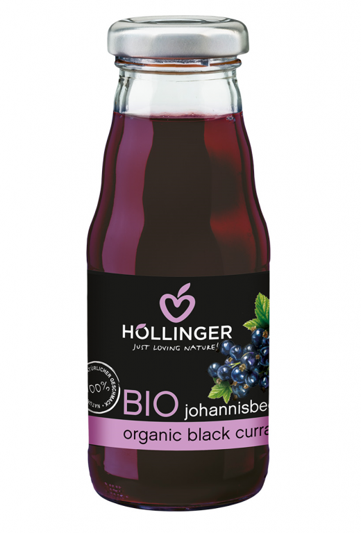 Suc coacaze negre 60%fruct bio 200ml - HOLLINGER