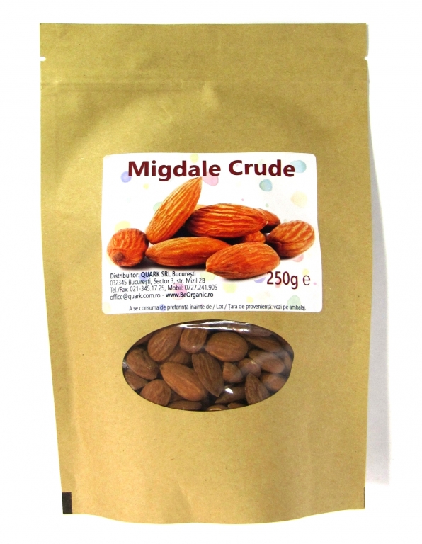 Migdale crude intregi 250g - EVERTRUST