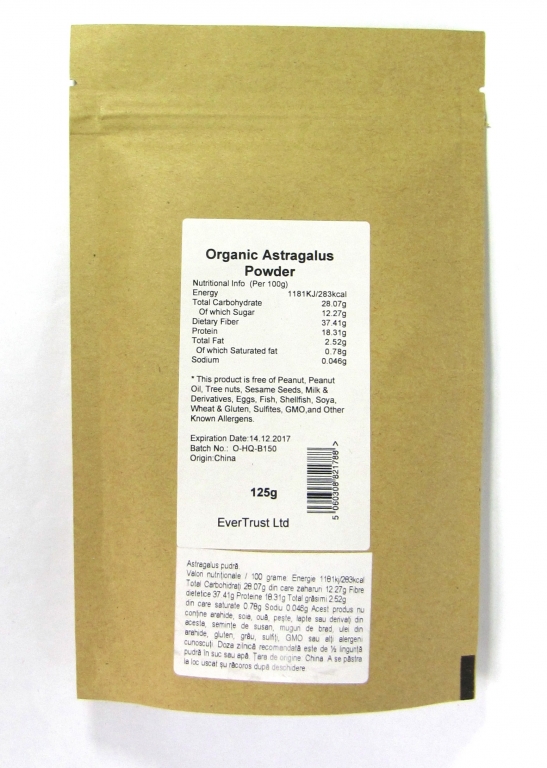 Pulbere astragalus 125g - EVERTRUST