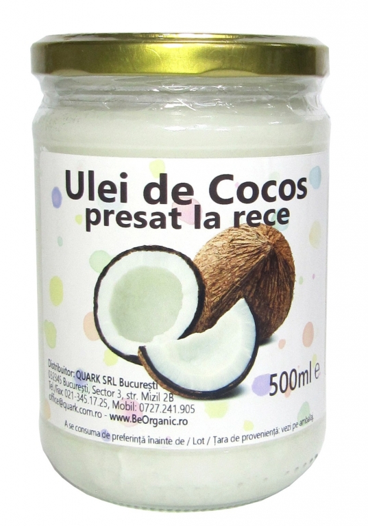 Ulei cocos presat rece 500ml - EVERTRUST