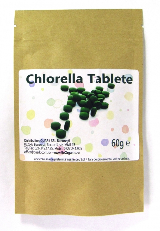 Chlorella organica tablete 60cp - EVERTRUST