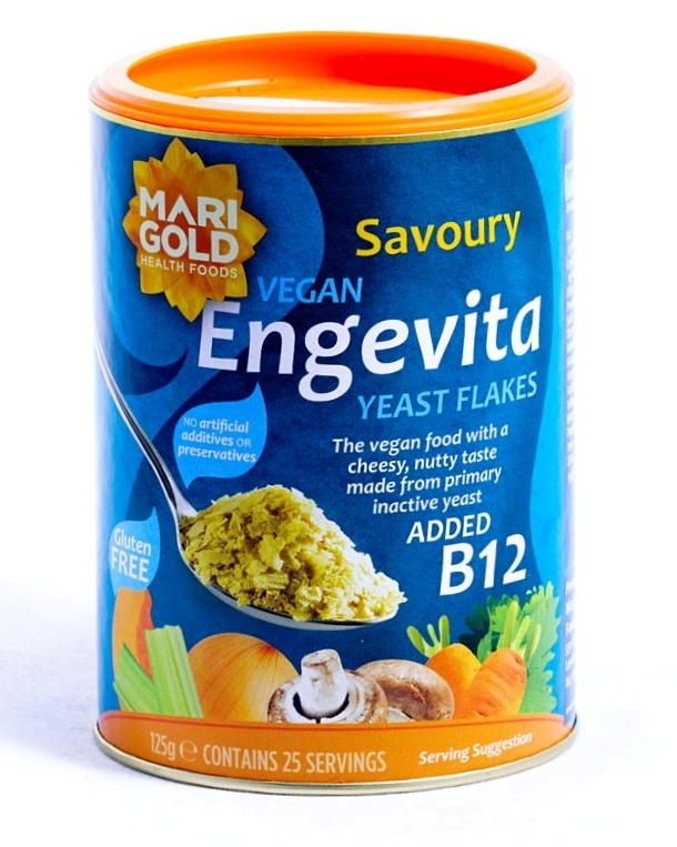 Fulgi drojdie bere inactiva B12 fara gluten 125g - ENGEVITA