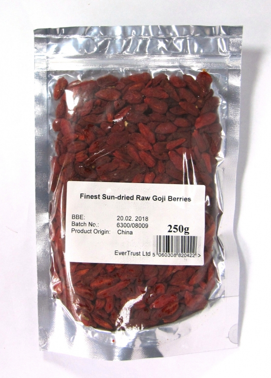 Goji fructe uscate 250g - EVERTRUST