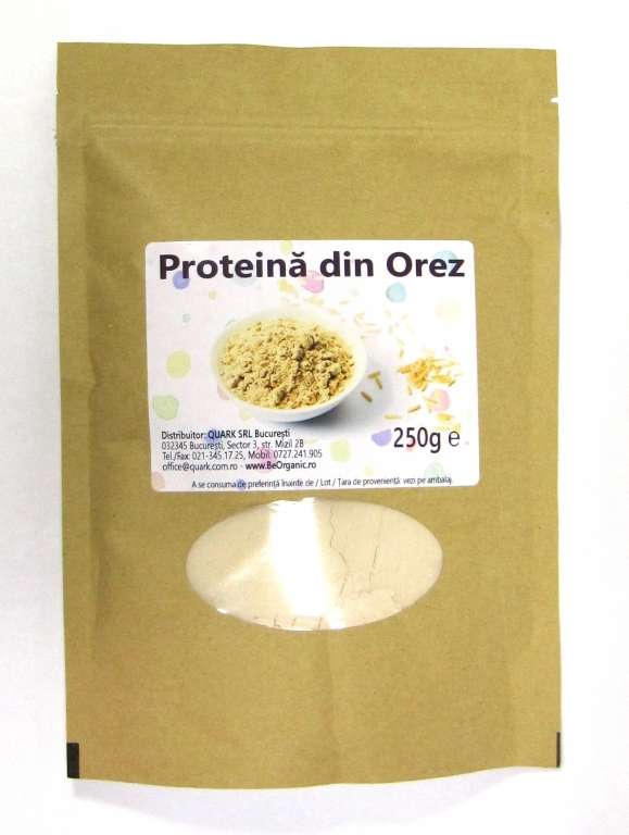 Pulbere proteica orez organica 250g - EVERTRUST