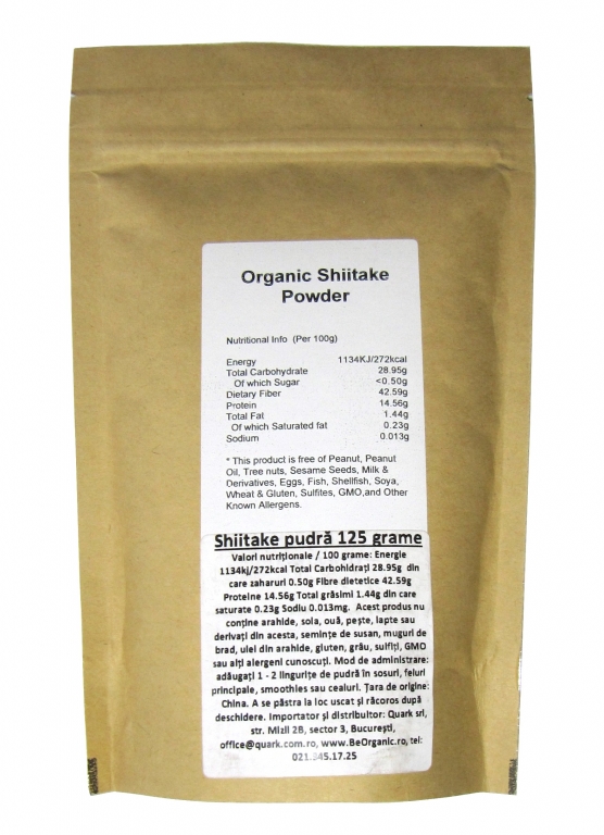 Pulbere shiitake 125g - EVERTRUST