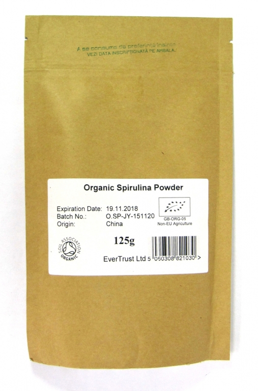 Pulbere spirulina 125g - EVERTRUST