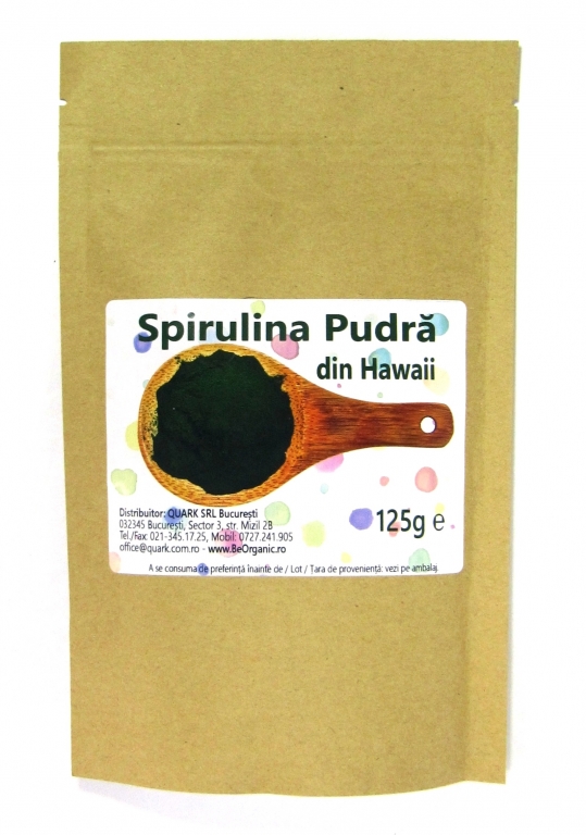 Pulbere spirulina hawai 125g - EVERTRUST