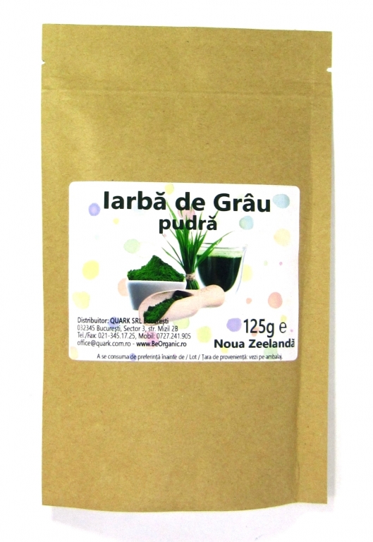 Pulbere iarba grau noua zeelanda 125g - EVERTRUST