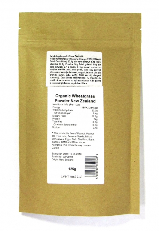 Pulbere iarba grau noua zeelanda 125g - EVERTRUST