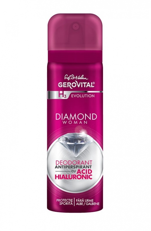 Deodorant spray antiperspirant Diamond Woman 150ml - GEROVITAL H3 EVOLUTION