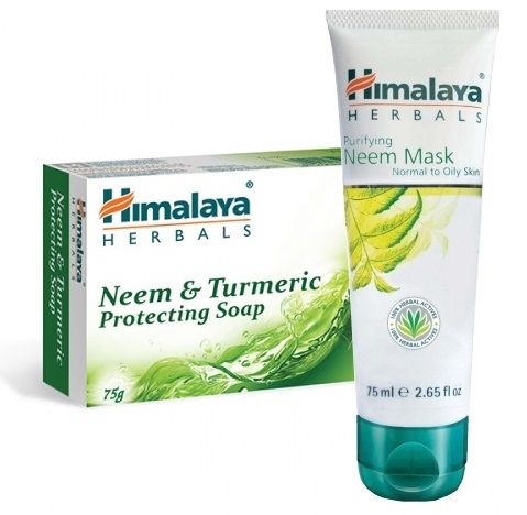 Set cadou [masca fata purificatoare+sapun neem] 2b - HIMALAYA CARE