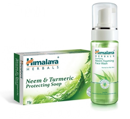 Set cadou [spuma fata purificatoare+sapun neem] 2b - HIMALAYA CARE