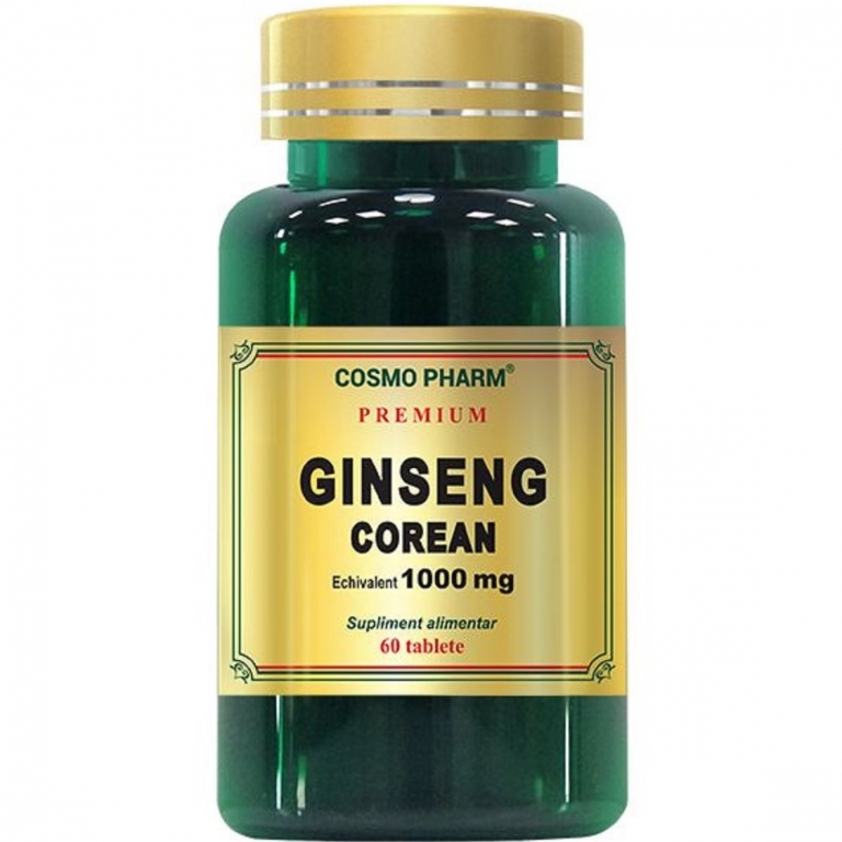 Ginseng coreean 1000mg 60cp - COSMO PHARM