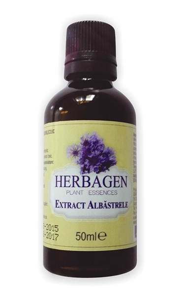 Extract lichid flori albastrele 50ml - HERBAGEN
