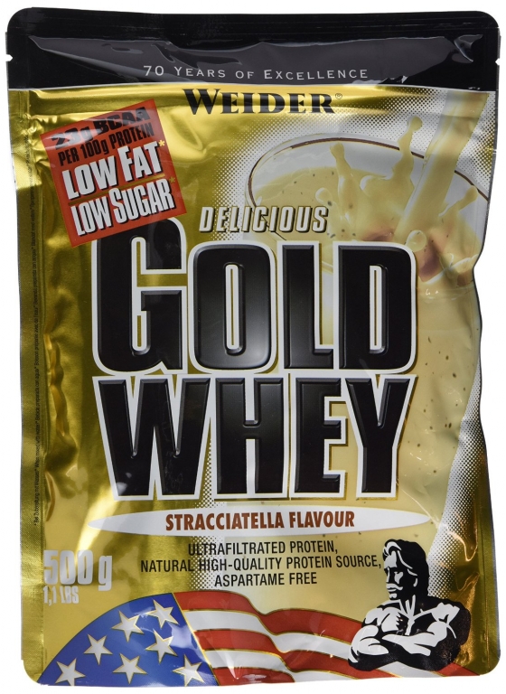 Pulbere proteica zer concentrat Gold stracciatella 500g - WEIDER