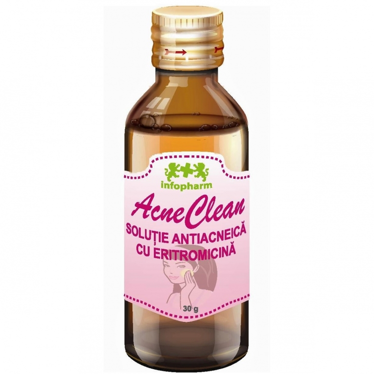 Solutie antiacnee eritromicina 30g - INFOPHARM